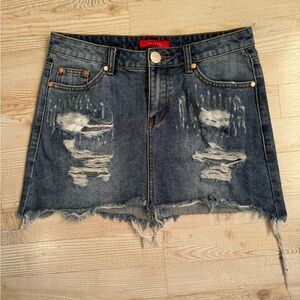Caffeine Jean skirt size medium
